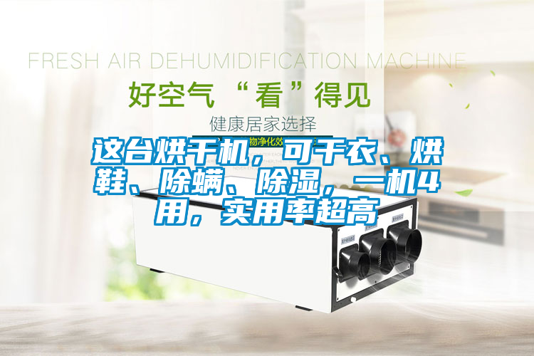 這臺烘干機，可干衣、烘鞋、除螨、除濕，一機4用，實用率超高