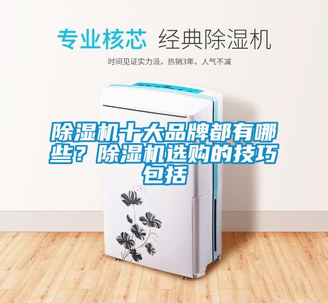除濕機十大品牌都有哪些？除濕機選購的技巧包括