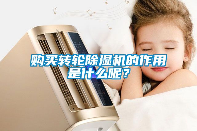 購買轉輪除濕機的作用是什么呢？