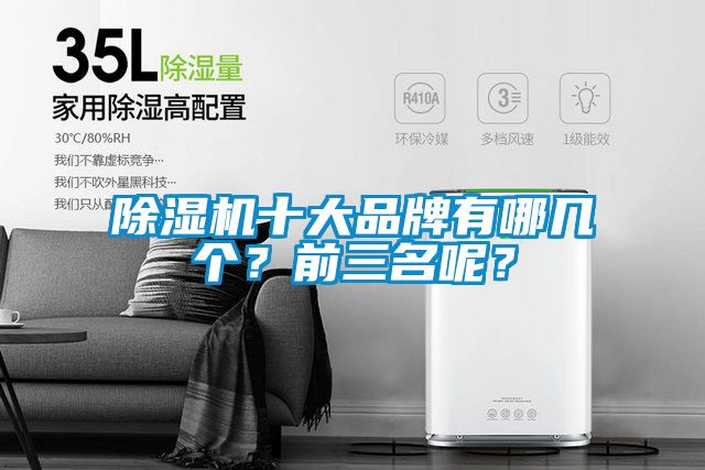 除濕機十大品牌有哪幾個？前三名呢？