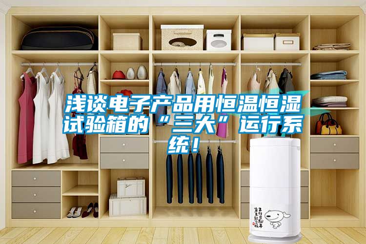 淺談電子產品用恒溫恒濕試驗箱的“三大”運行系統！