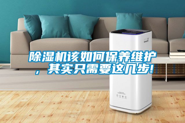 除濕機該如何保養維護，其實只需要這幾步!