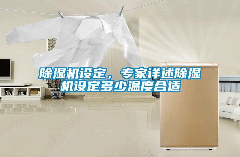 除濕機設定，專家詳述除濕機設定多少溫度合適