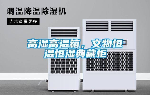 高濕高溫箱，文物恒溫恒濕典藏柜